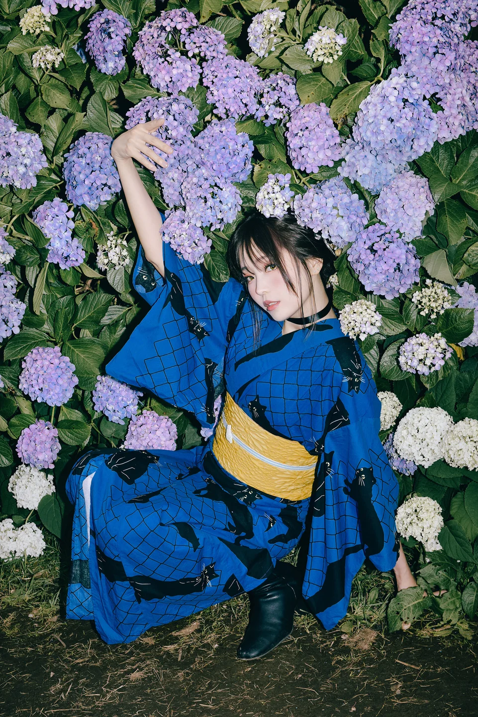 ElyEE子 - Rainy Season Black Cat [38P,4V-93MB] tg@simisebaisi 【丝足阁】030.webp